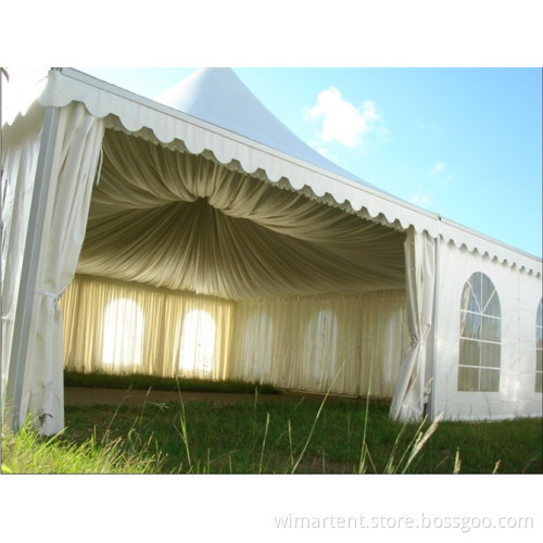 10mx10m White Aluminum PVC Pagoda Tent for Wedding